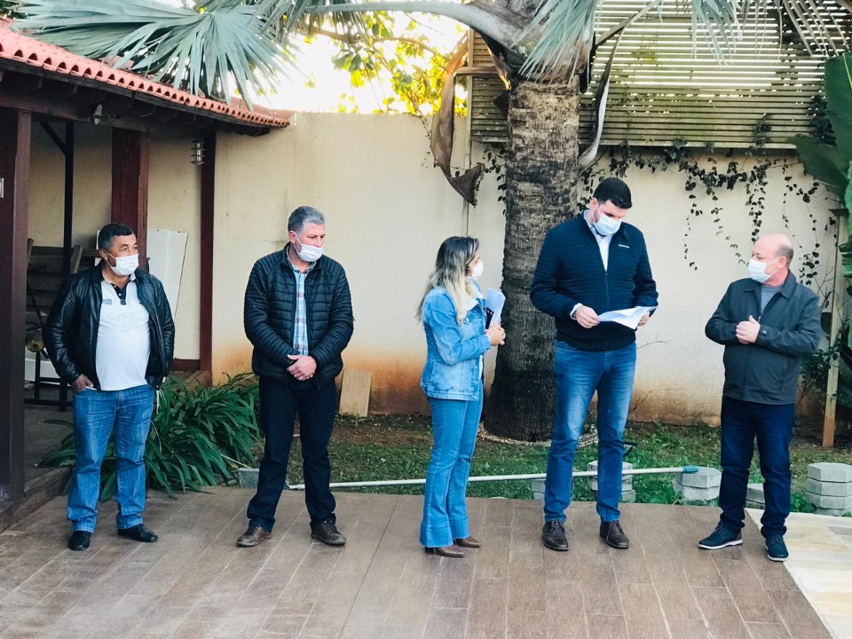 VISITA DO DEPUTADO PEDRO LUPION